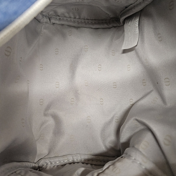 Dior Denim Mini Clutch Travel Bag in Blue Denim and Silver NWT - Picture 10 of 11